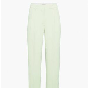 Aritzia Wilfred Rainwash Green Effortless Pant